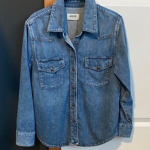 Agolde Classic Blue Denim shirt